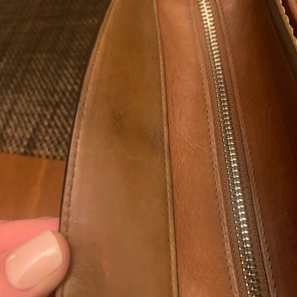 Vintage Coach Hamilton Kelly (2005) 7465” Brown Tan Leather Purse - Picture 8 of 16